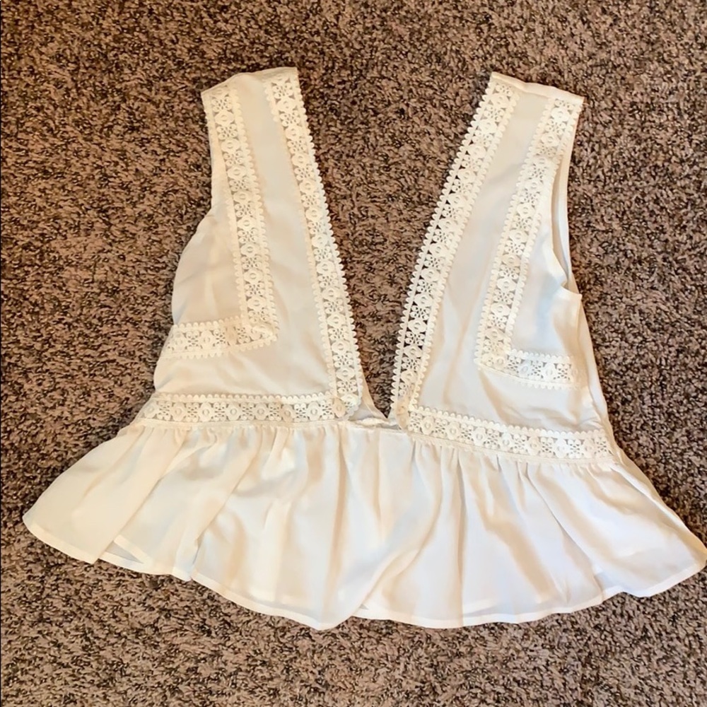 Cute peplum tank top